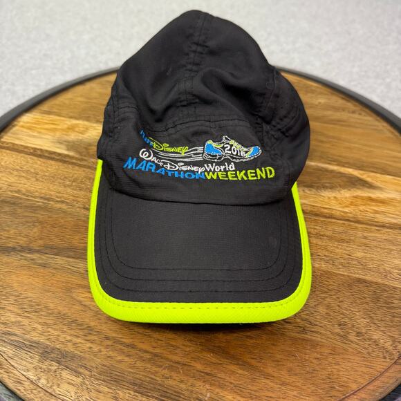 Walt Disney World Marathon Weekend Hat 2016 Black Yellow - Picture 1 of 2
